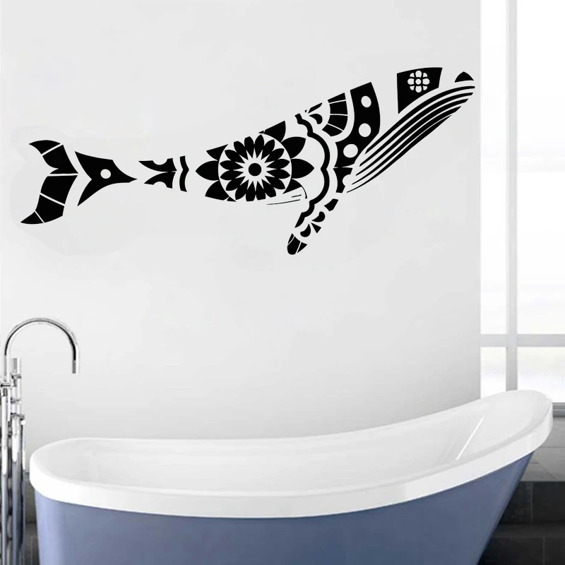 Abstract Whale Wall Stickers Sea Ocean Animal Stickers Floral Pattern Stickers Bathroom Wall Decoration Waterproof 3796
Abstract Whale Wall Stickers Sea Ocean Animal Stickers Floral Pattern Stickers Bathroom Wall Decoration Waterproof 3796