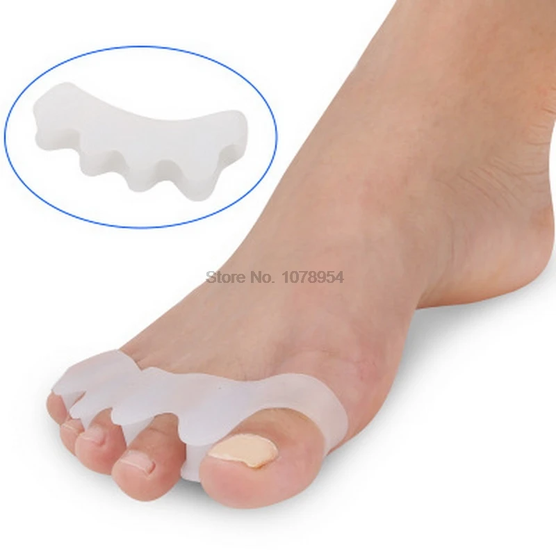 by ems or dhl 200Pairs Separator Foot Care Gel Hallux Valgus Correction Separators | Красота и здоровье