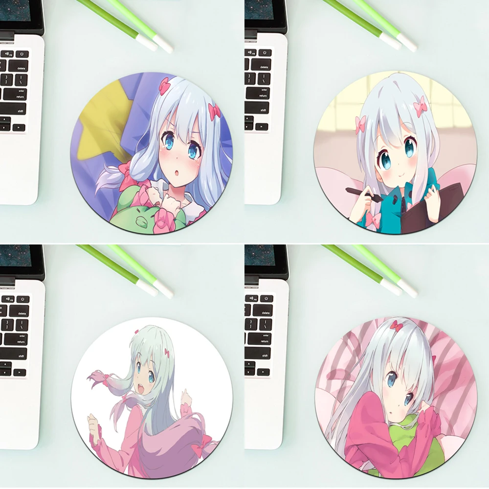 Sagiri Izumi Gaming Mouse Pads Lovely Computer Mouse Padding Mat Ultra Soft Natural Rubber Mice Round Mouse Pads Anime Rug
Sagiri Izumi Gaming Mouse Pads Lovely Computer Mouse Padding Mat Ultra Soft Natural Rubber Mice Round Mouse Pads Anime Rug