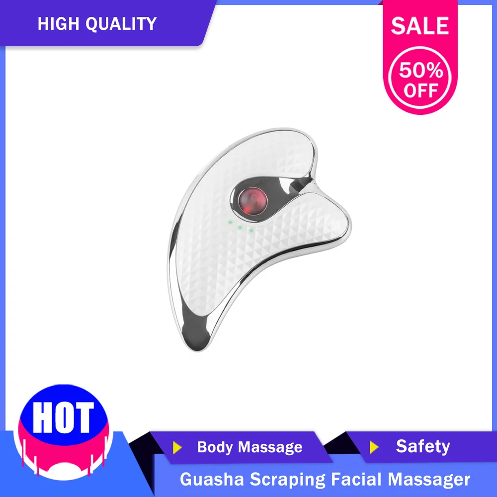Guasha Scraping Facial Massager LED Light Microcurrent Skin Rejuvenation Body Massage Machine Face Lifting Slimming 45 Hot
Guasha Scraping Facial Massager LED Light Microcurrent Skin Rejuvenation Body Massage Machine Face Lifting Slimming 45 Hot