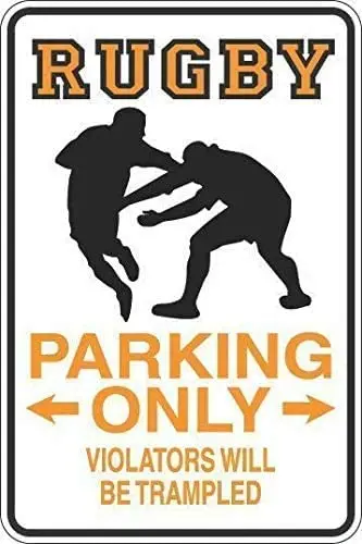 Metal Sign Rugby Parking Only Metal Sign Retro Home Cafe Bar Pub Wall Decoration Man Cave 12X16 inch
Metal Sign Rugby Parking Only Metal Sign Retro Home Cafe Bar Pub Wall Decoration Man Cave 12X16 inch