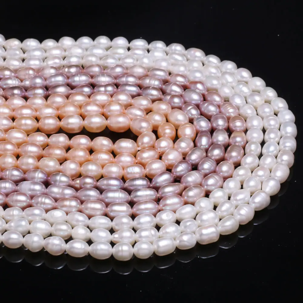 AA Freshwater Pearl Rice-shaped Loose Beads 36 Cm For DIY Bracelet Earring Necklace Sewing Craft Jewelry Accessory
AA Freshwater Pearl Rice-shaped Loose Beads 36 Cm For DIY Bracelet Earring Necklace Sewing Craft Jewelry Accessory