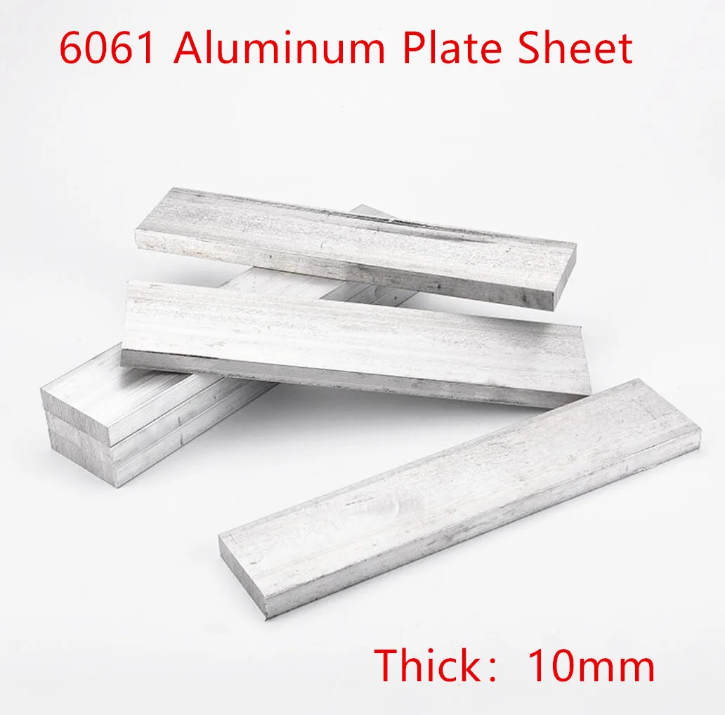 

1 шт. 6061 Алюминиевая плоская пластина лист 10 мм толщиной серии 10-160 мм длиной 200 мм с износостойкостью для деталей оборудования