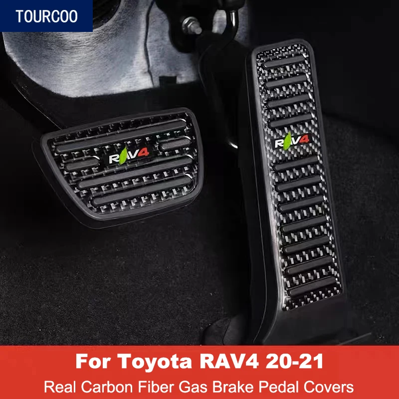 For Toyota RAV4 20-21 Gas Brake Pedals Cover Real Carbon Fiber Cover Car Modification Accessories
For Toyota RAV4 20-21 Gas Brake Pedals Cover Real Carbon Fiber Cover Car Modification Accessories