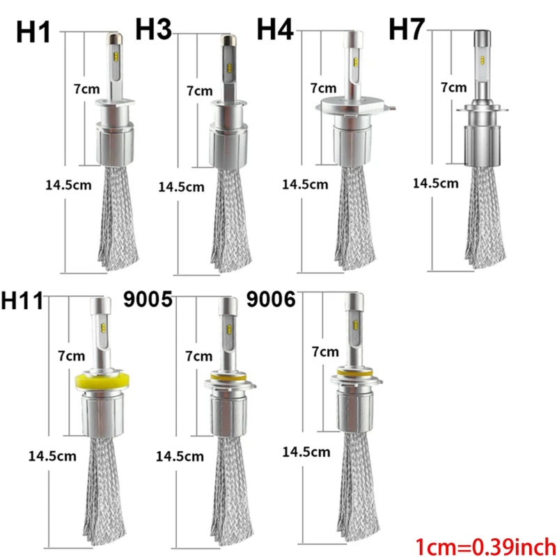 H4 H7 LED Headlight H1 H3 H8 H9 H11 9005 9006 D2 Car LED Bulb 80W 16000LM Lamp Y4UA
H4 H7 LED Headlight H1 H3 H8 H9 H11 9005 9006 D2 Car LED Bulb 80W 16000LM Lamp Y4UA