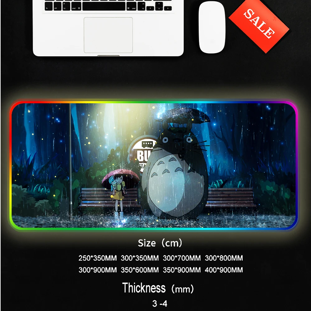 Anime Totoro Gaming Mouse Pad Computer Mousepad RGB Large Mouse Pad Gamer Led Computer of Legends Mause PC Desk with Backlit
Anime Totoro Gaming Mouse Pad Computer Mousepad RGB Large Mouse Pad Gamer Led Computer of Legends Mause PC Desk with Backlit