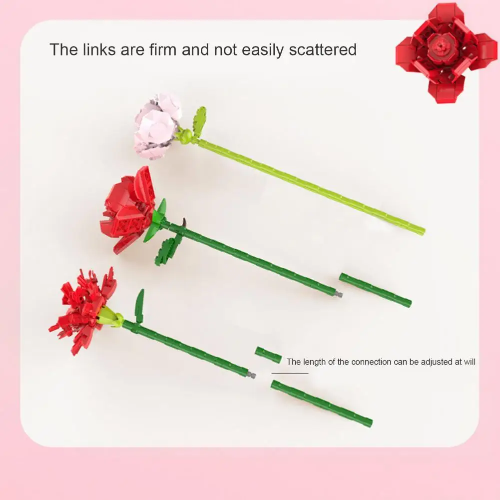 Not Easy Fall Off Random Style DIY Flower Bouquet Building Bricks Toy for Dorm
Not Easy Fall Off Random Style DIY Flower Bouquet Building Bricks Toy for Dorm
