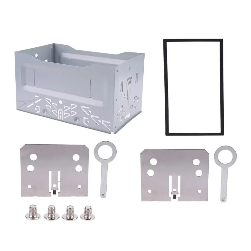 1Pcs Universal 2 Din Car Van Stereo Radio Double Kits Tools MP5 Player Radio Mounting Car Cage Panel Frame Q84E
1Pcs Universal 2 Din Car Van Stereo Radio Double Kits Tools MP5 Player Radio Mounting Car Cage Panel Frame Q84E