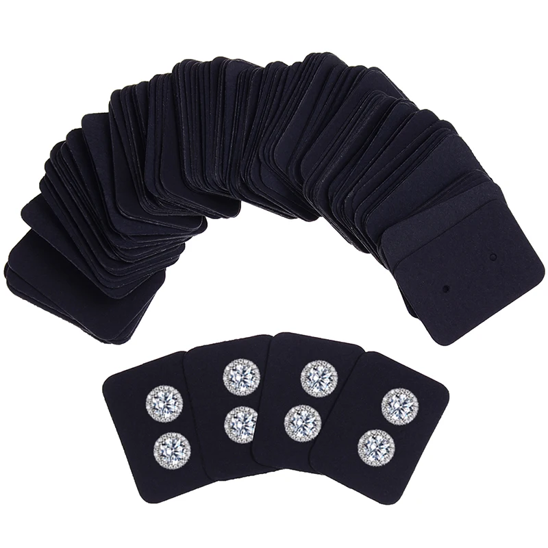 100pcs Jewelry Earring Ear Studs Hanging Display Holder Hang Cards Organizer
100pcs Jewelry Earring Ear Studs Hanging Display Holder Hang Cards Organizer