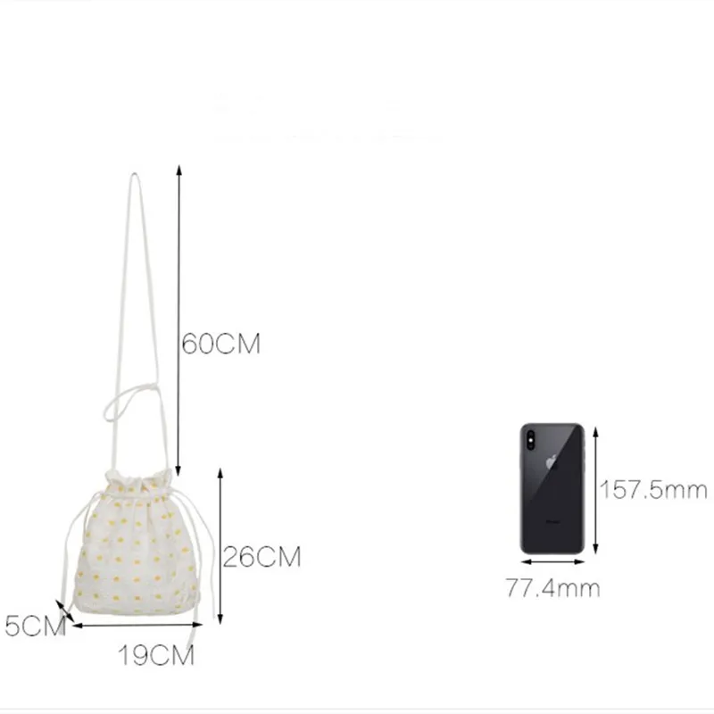 Women Fashion Shopping Bag Daisy Flower Embroidered Canvas Bag Japanese Bucket Bag Shoulder Messenger Bag Eco Storage Bag
Women Fashion Shopping Bag Daisy Flower Embroidered Canvas Bag Japanese Bucket Bag Shoulder Messenger Bag Eco Storage Bag