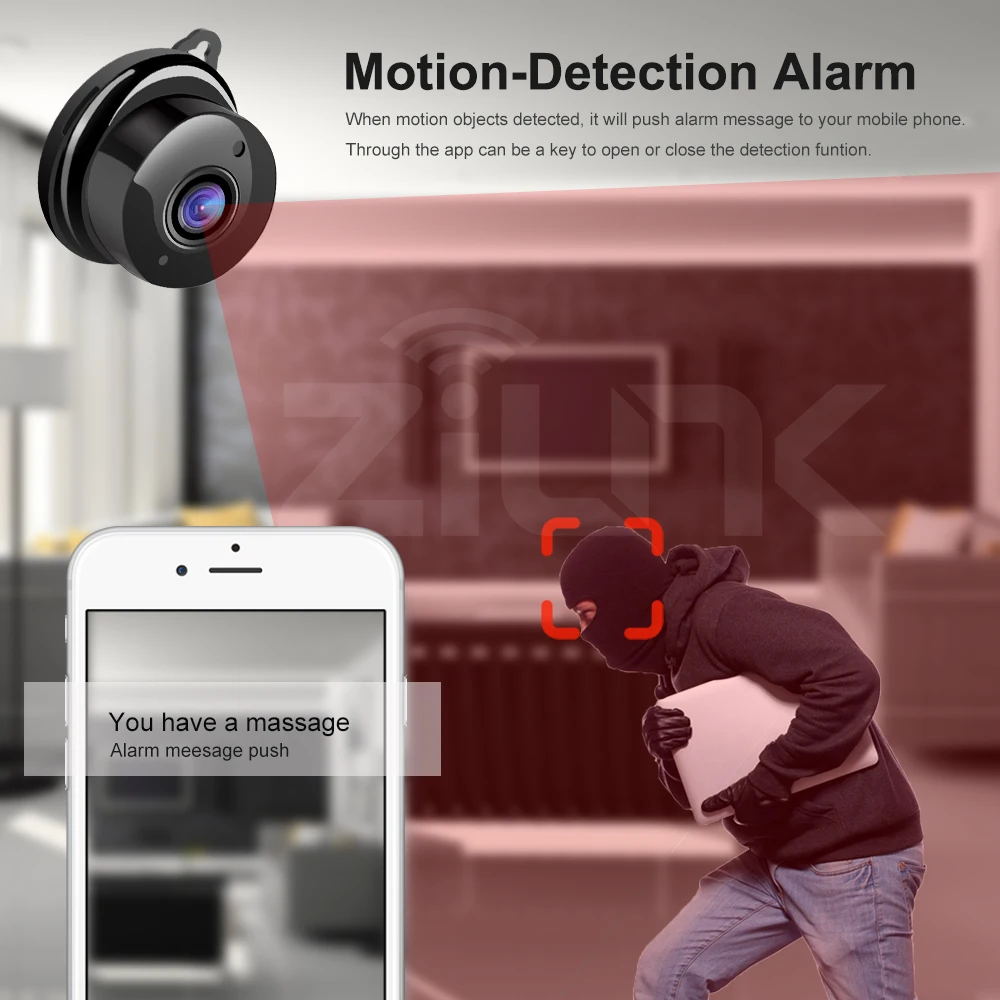 Zilnk Mini Kablosuz Wifi Kamera 960P Gece Görüş Ip Kamera Zilnk Mini Kablosuz Wifi Kamera 960P Gece Görüş Ip Kamera