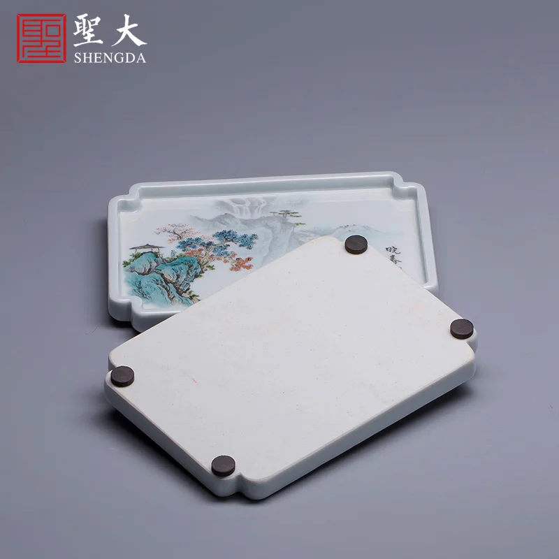 ceramic pot tea tray hand painted new color landscape dry bubble tray saucer hand made Jingdezhen tea accessories
ceramic pot tea tray hand painted new color landscape dry bubble tray saucer hand made Jingdezhen tea accessories