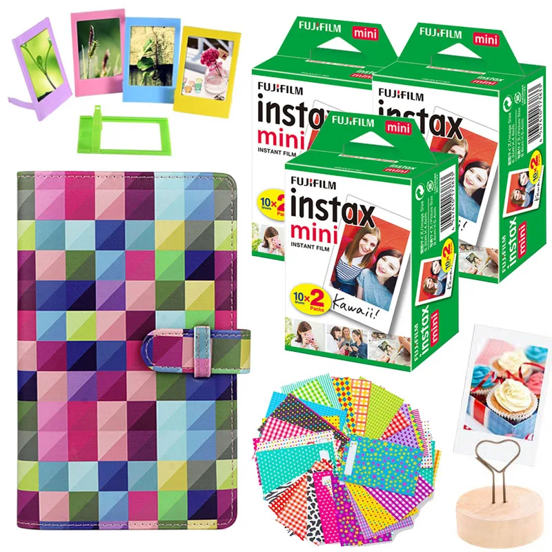 Fujifilm Instax Mini 7S 8 9 11 Film Instant Camera Bundle Mini Film Photo Paper for Polaroid 96 Pockets Photo Album Book Set
Fujifilm Instax Mini 7S 8 9 11 Film Instant Camera Bundle Mini Film Photo Paper for Polaroid 96 Pockets Photo Album Book Set