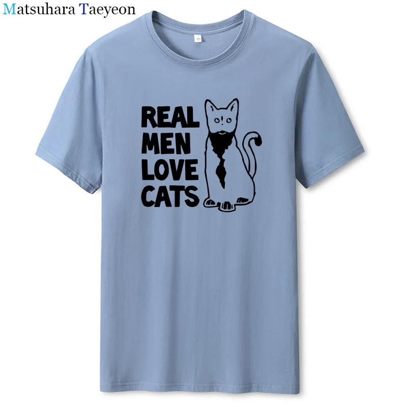 Summer Men Tops Tee Shirts 100% Cotton Short Sleeve Casual Funny Cool Cat Print Men Tshirt Fashion Korean Loose T-shirts
Summer Men Tops Tee Shirts 100% Cotton Short Sleeve Casual Funny Cool Cat Print Men Tshirt Fashion Korean Loose T-shirts