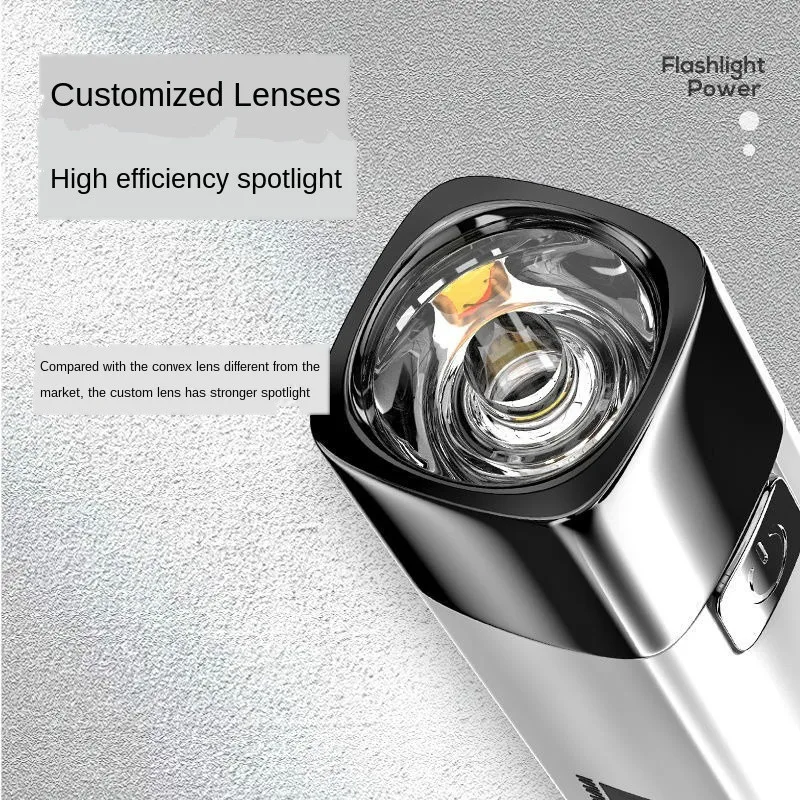 Flashlight Commando Light Rechargeable Charging Treasure Multifunctional Bright Field Super Mini Household Durable Lamp | Лампы и
