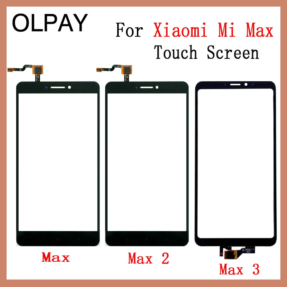 Высокое качество Новый сенсорный экран дигитайзер для Xiaomi Mi Max / 2 3 Передняя