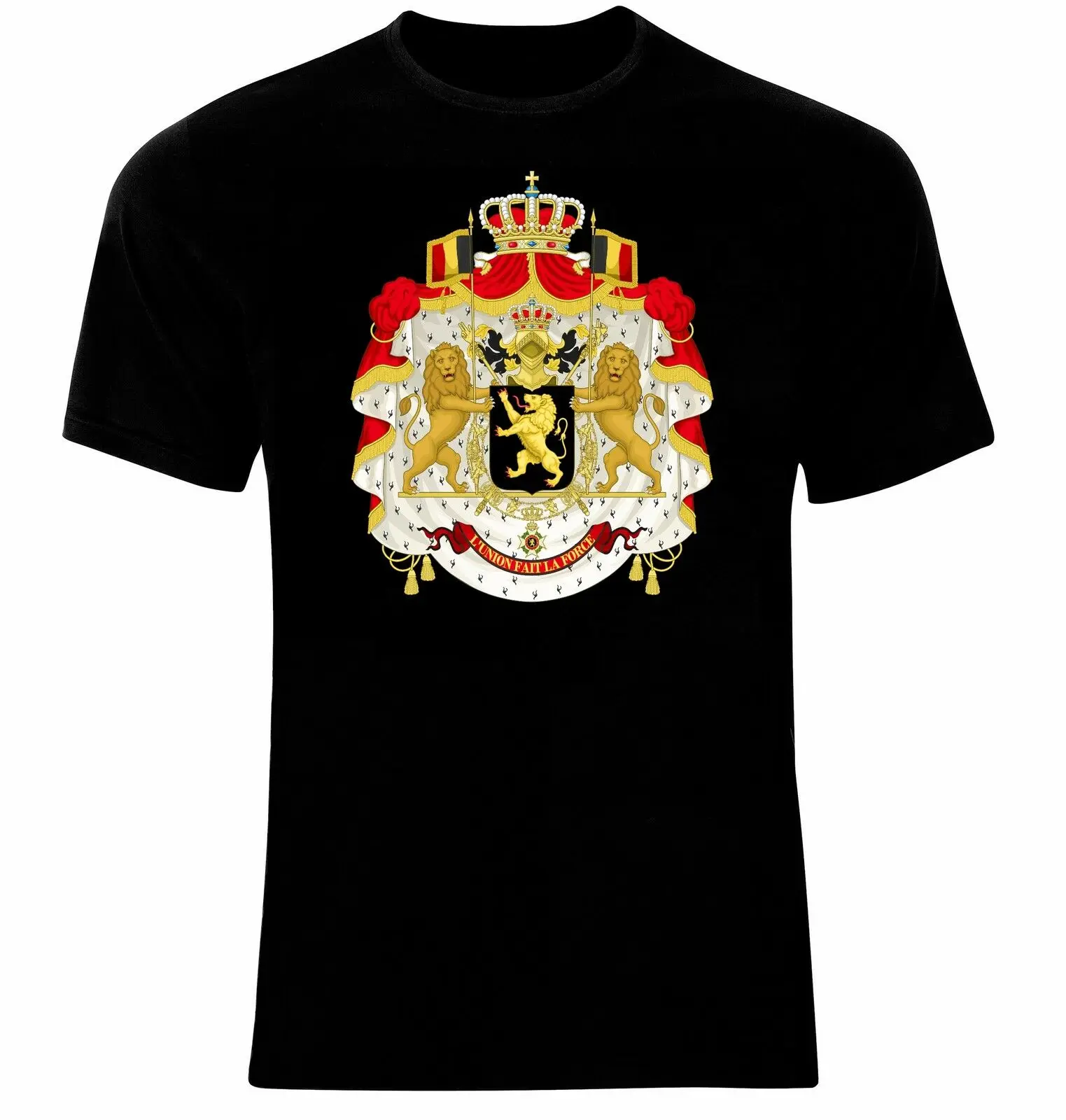 Coat of Arms Of The Belgium Belgian Arms Flag Men T-Shirt Short Casual 100% Cotton Shirts
Coat of Arms Of The Belgium Belgian Arms Flag Men T-Shirt Short Casual 100% Cotton Shirts