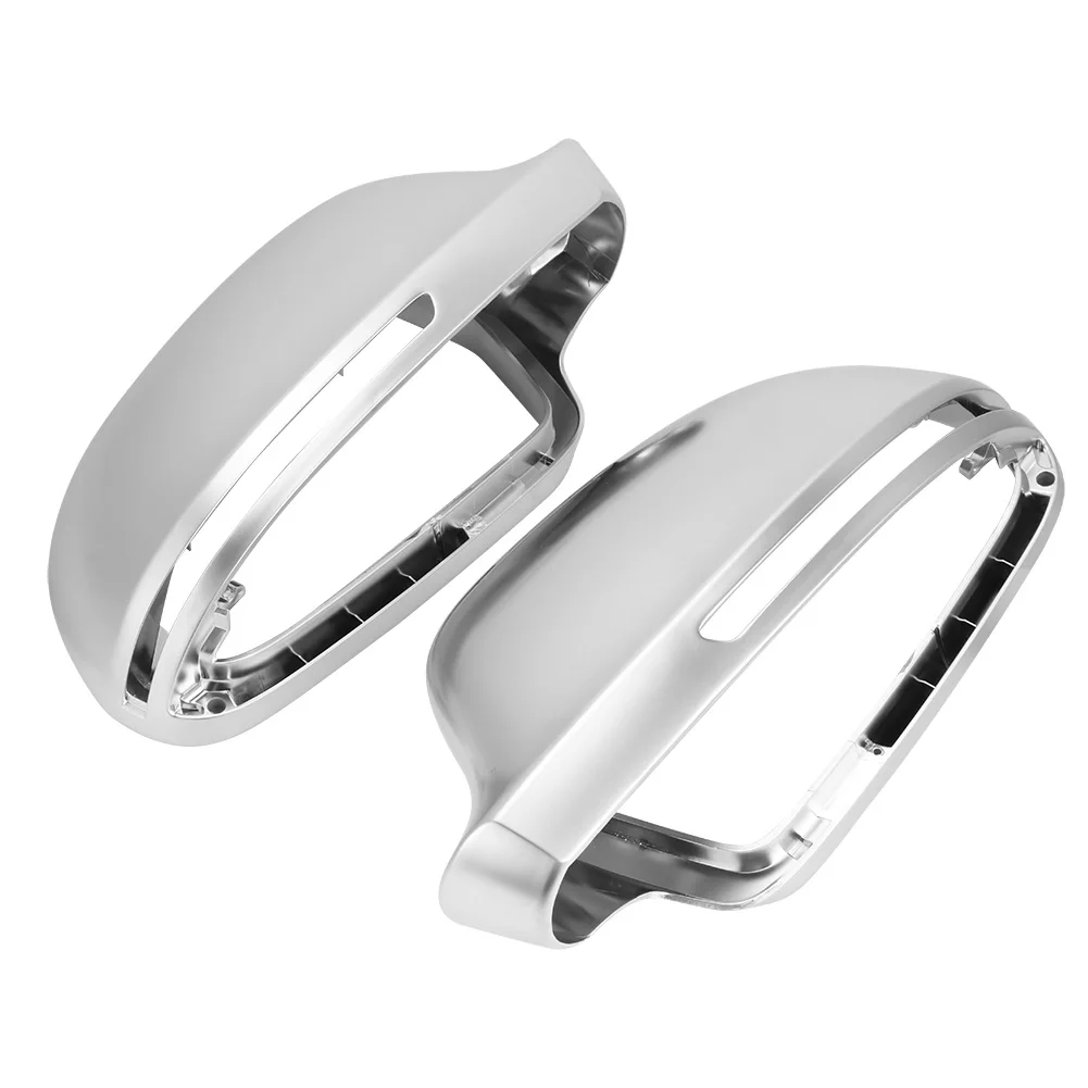 1Pair Car Mirror Shell of Matte Chrome Rearview Mirror Cover Protection Cap for B8 A4 A5 A6 Car Accessory
1Pair Car Mirror Shell of Matte Chrome Rearview Mirror Cover Protection Cap for B8 A4 A5 A6 Car Accessory