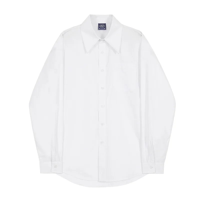 IEFB 2021 Autumn New Long Sleeve Shirt Men's Solid Color Loose Casual White Shirt Korean Fashion Single Pocket Lapel Tops 9Y6596
IEFB 2021 Autumn New Long Sleeve Shirt Men's Solid Color Loose Casual White Shirt Korean Fashion Single Pocket Lapel Tops 9Y6596