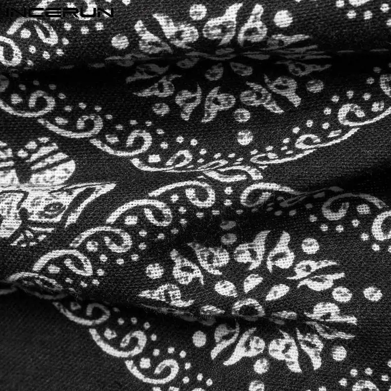 Vintage Printing Lapel Blouse INCERUN Men Casual Short Sleeve Shirts Ethnic Style Floral Camisa Man Leisure Button Chemise S-3XL
Vintage Printing Lapel Blouse INCERUN Men Casual Short Sleeve Shirts Ethnic Style Floral Camisa Man Leisure Button Chemise S-3XL