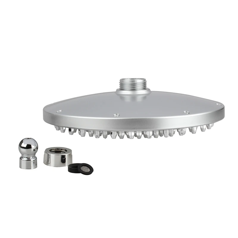 8 Inch Shower Head Bathroom Accessories Chrome Large Round Mixer Fix Rain Shower Head High Pressure Water Saving Rainfall
8 Inch Shower Head Bathroom Accessories Chrome Large Round Mixer Fix Rain Shower Head High Pressure Water Saving Rainfall