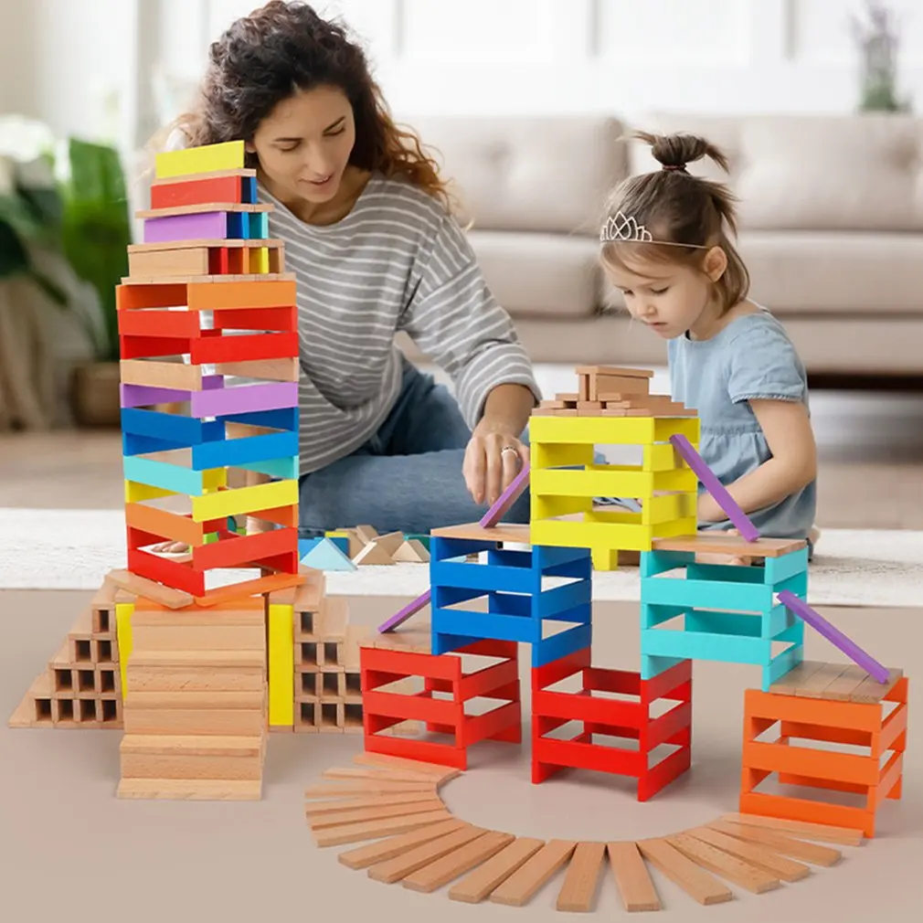 Creative Building Blocks Early Educational Creativity Pile Tower Building Blocks Color Educational Wooden Assembling Toy
Creative Building Blocks Early Educational Creativity Pile Tower Building Blocks Color Educational Wooden Assembling Toy