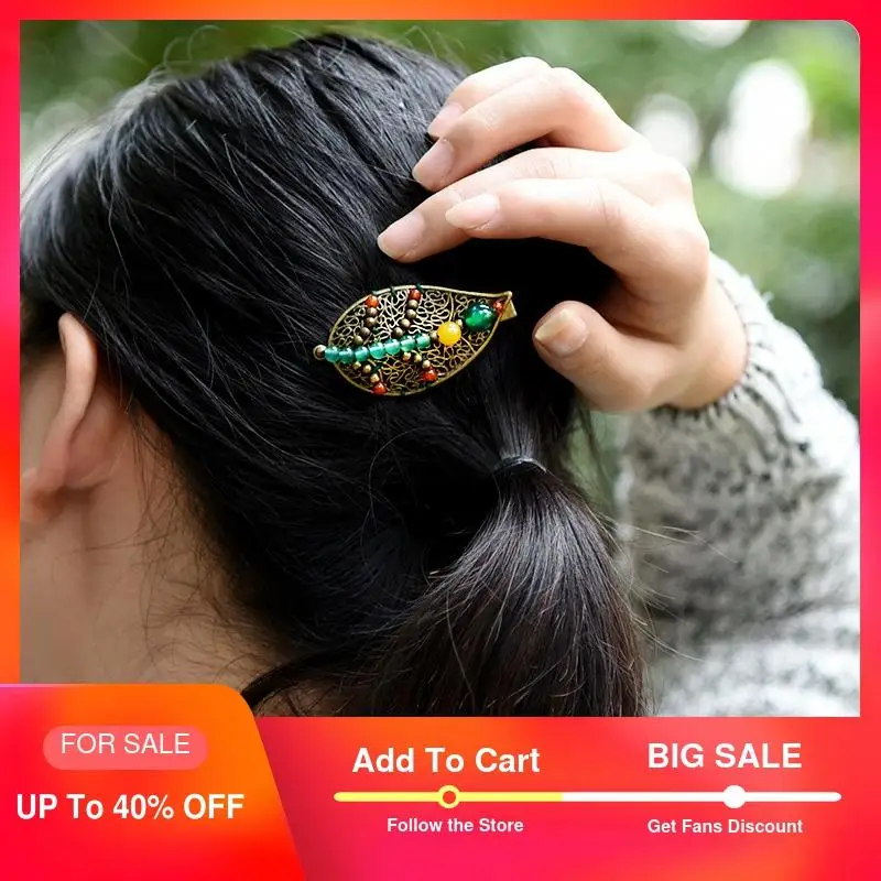 Cute ethnic hairclaws charm bronze alloy leaf yellow green stone arnament vintage fashion jewelry 2018 femme gift
Cute ethnic hairclaws charm bronze alloy leaf yellow green stone arnament vintage fashion jewelry 2018 femme gift