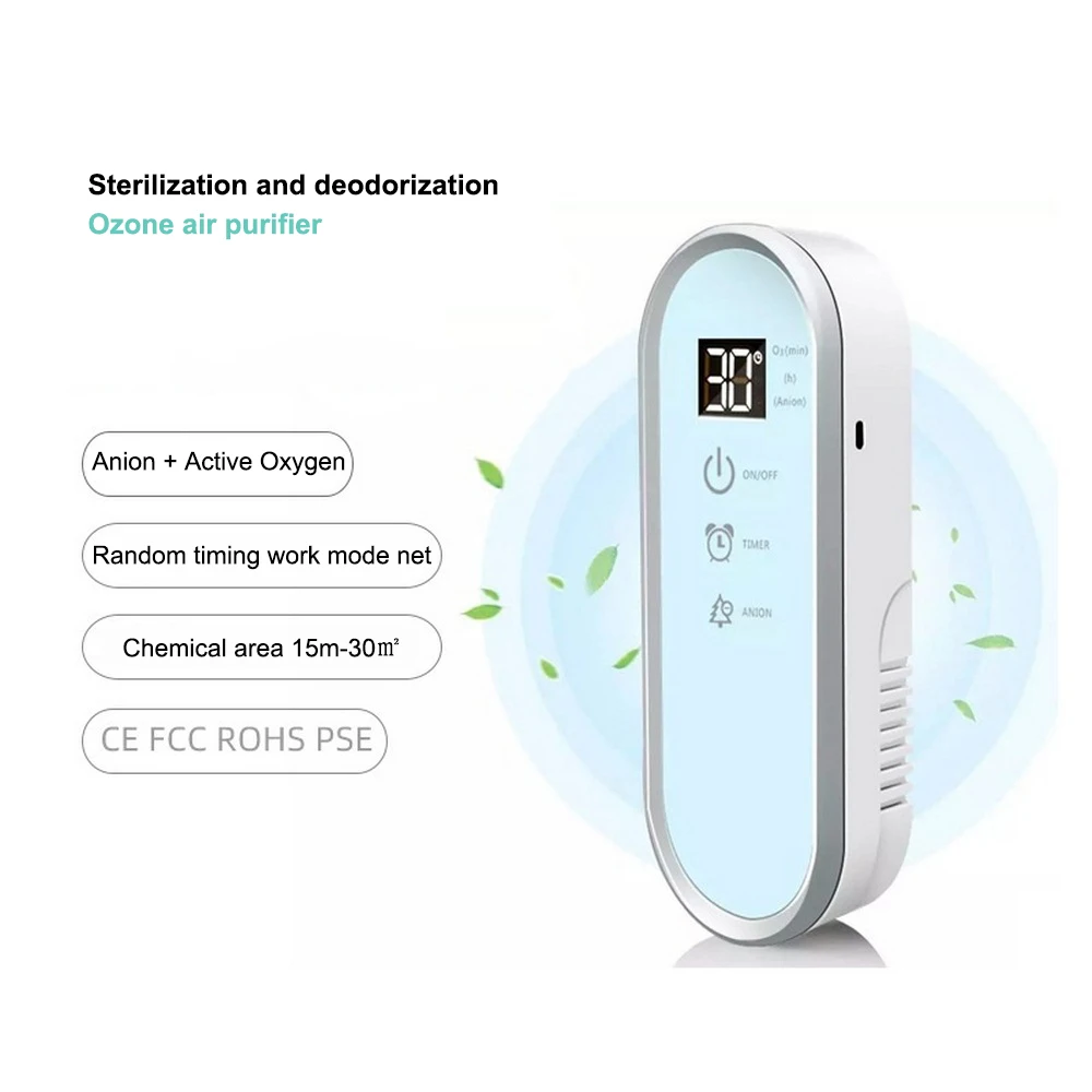 Negative Ion Air Purifier Air Disinfection Machine Household Ozone Toilet Kitchen Deodorizer Odours Remove Equipment White
Negative Ion Air Purifier Air Disinfection Machine Household Ozone Toilet Kitchen Deodorizer Odours Remove Equipment White