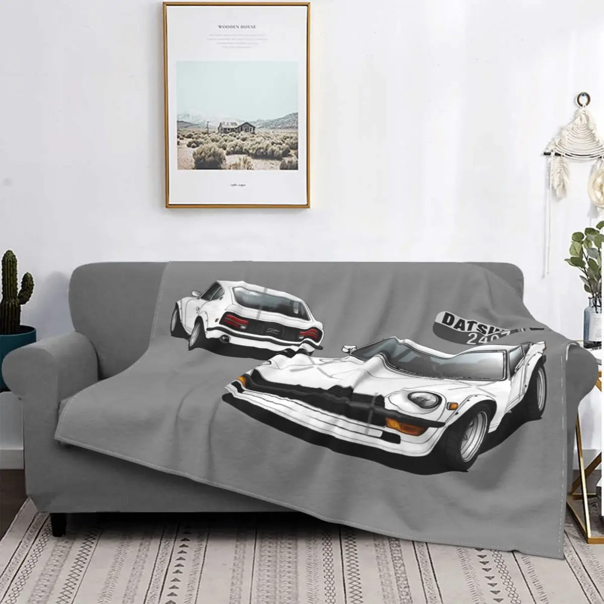Datsun-Manta a cuadros para cama y sofka, manta con capucha, a cuadros, color blanco, 240Z
Datsun-Manta a cuadros para cama y sofka, manta con capucha, a cuadros, color blanco, 240Z