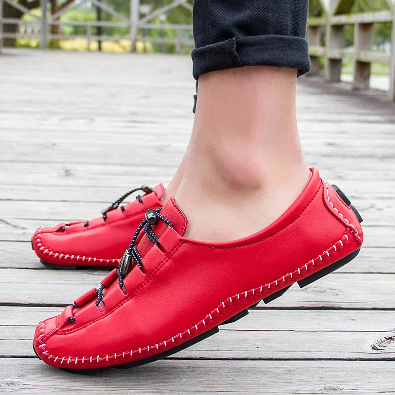 High Quality Leather Men Shoes Soft Moccasins Men Loafers Fashion Brand Men Flats Comfy Driving Shoes
High Quality Leather Men Shoes Soft Moccasins Men Loafers Fashion Brand Men Flats Comfy Driving Shoes