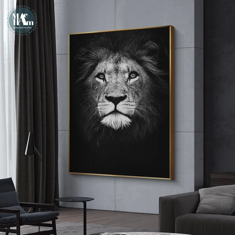 Black and white animal Lion elephant giraffe zebra Picture Wall Poster Modern Style Canvas Print Painting Art Living Room Decor
Black and white animal Lion elephant giraffe zebra Picture Wall Poster Modern Style Canvas Print Painting Art Living Room Decor