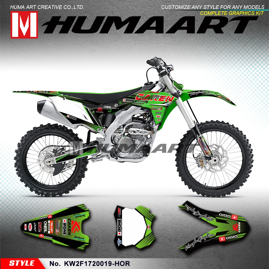 HUMAART Personalised Vinyl Decals Motocross Graphics Stickers Self Adhesives for KXF 250 2017 2018 2019 2020, Green Red
HUMAART Personalised Vinyl Decals Motocross Graphics Stickers Self Adhesives for KXF 250 2017 2018 2019 2020, Green Red