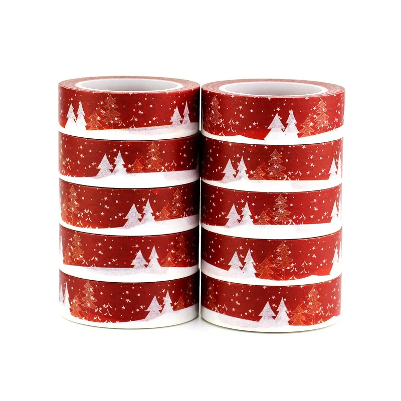 Wholesale 10PCS/lot Beautiful Christmas Scenery Washi Tapes for Planner Bullet Journal Sticker Adhesive Masking Tapes Stationery
Wholesale 10PCS/lot Beautiful Christmas Scenery Washi Tapes for Planner Bullet Journal Sticker Adhesive Masking Tapes Stationery