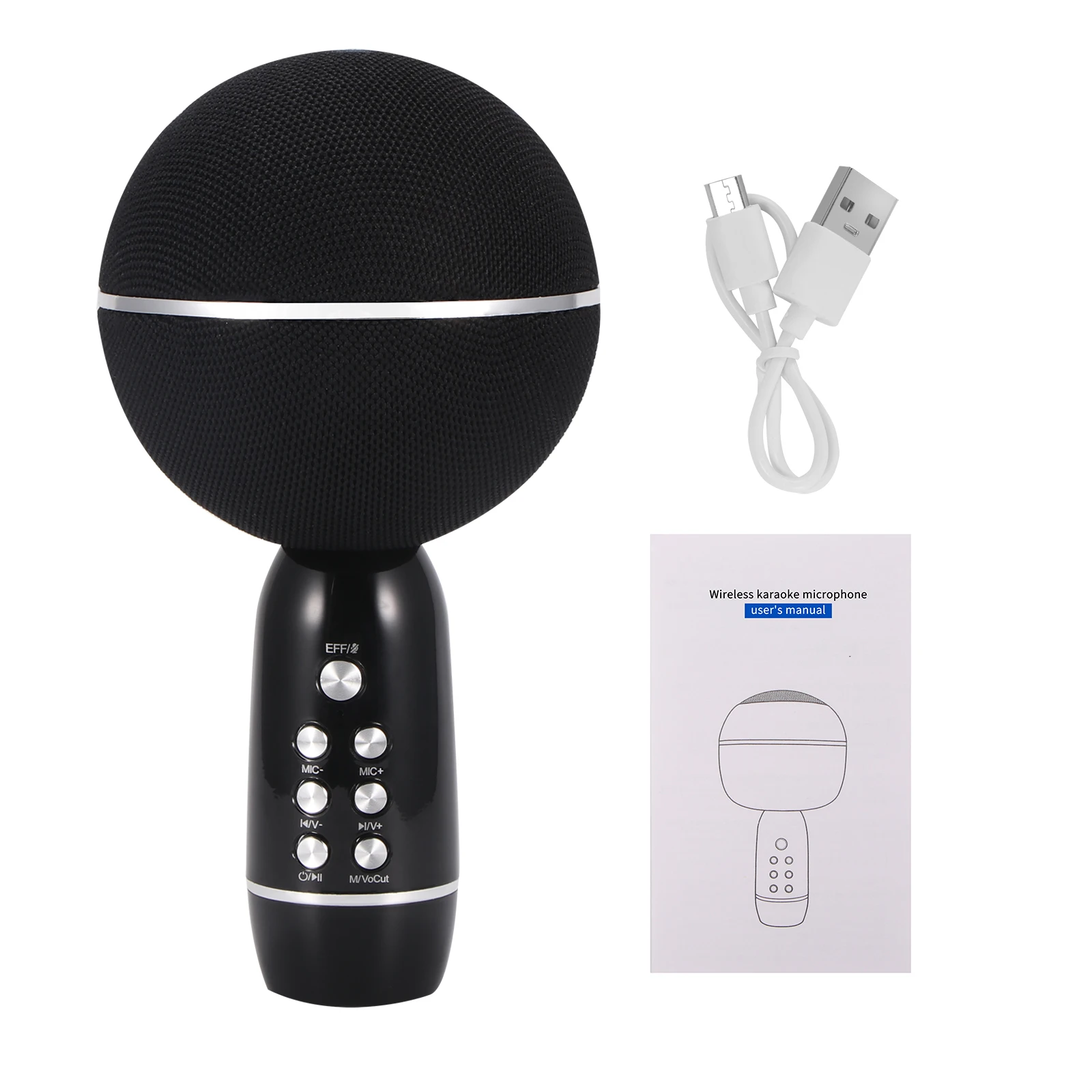 Портативный беспроводной микрофон для караоке, с Bluetooth, для Android, iPhone, ПК, микрофон
Портативный беспроводной микрофон для караоке, с Bluetooth, для Android, iPhone, ПК, микрофон