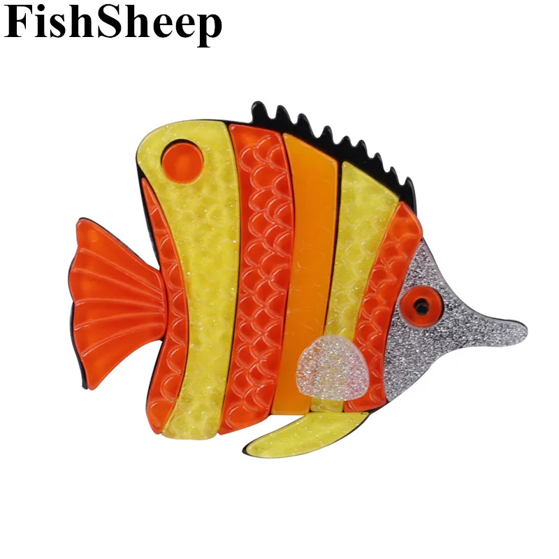 FishSheep Creative Acrylic Orange Blue Fish Brooch For Women Kids Lovely Ocean Animal Tropical Fish Brooches Pins Banquet Gifts
FishSheep Creative Acrylic Orange Blue Fish Brooch For Women Kids Lovely Ocean Animal Tropical Fish Brooches Pins Banquet Gifts