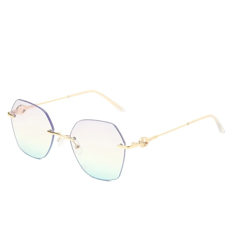 Rimless Sunglasses Woman 2020 Transparent Ocean Lens Polygon Sun Glasses Man Blue Light Blocking Spectacle Vintage Oculos De Sol
Rimless Sunglasses Woman 2020 Transparent Ocean Lens Polygon Sun Glasses Man Blue Light Blocking Spectacle Vintage Oculos De Sol