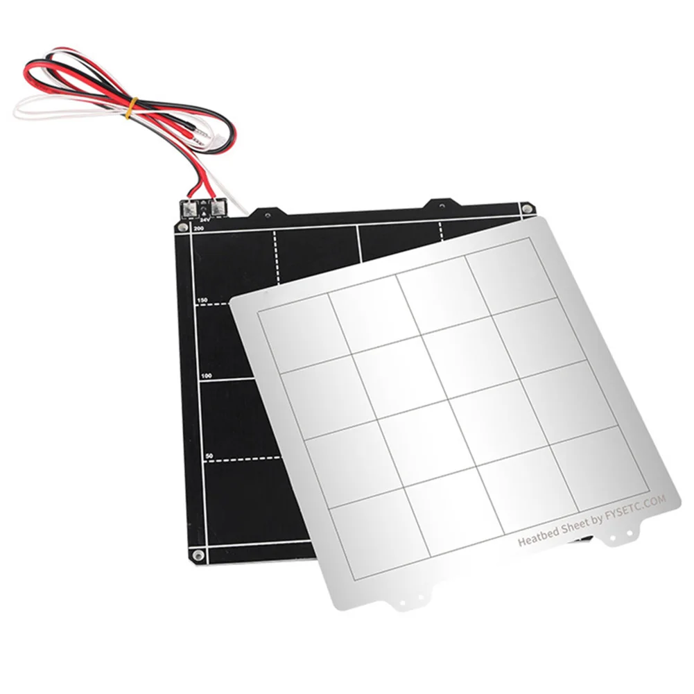 24V Magnetic Heated Bed and Iron Plate 3D Printer Parts Kit for Prusa I3 Anet A8 LHB99
24V Magnetic Heated Bed and Iron Plate 3D Printer Parts Kit for Prusa I3 Anet A8 LHB99