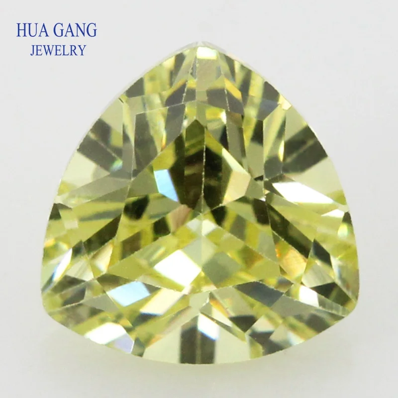Olive Trilion Shape Cubic Zirconia Brilliant Cut Loose CZ Stone Synthetic Gems Beads For Jewelry Size 3x3-9x9mm
Olive Trilion Shape Cubic Zirconia Brilliant Cut Loose CZ Stone Synthetic Gems Beads For Jewelry Size 3x3-9x9mm