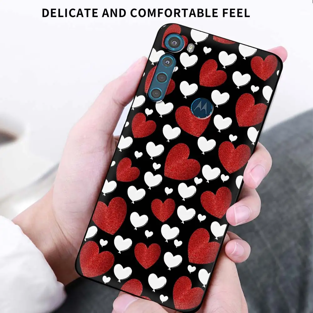 Phone Case For Motorola One Fusion G9 Play G8 Power Edge Plus E6s G Stylus Black Soft Mobile Cover Fashion Heart
Phone Case For Motorola One Fusion G9 Play G8 Power Edge Plus E6s G Stylus Black Soft Mobile Cover Fashion Heart