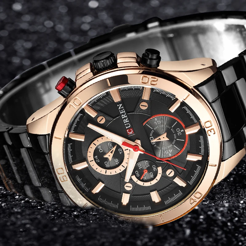 CURREN Top Brand Luxury Watch Men Fashion Quartz Wristwatches Male Clock Army Military Sport Watches Relogio Masculino
CURREN Top Brand Luxury Watch Men Fashion Quartz Wristwatches Male Clock Army Military Sport Watches Relogio Masculino