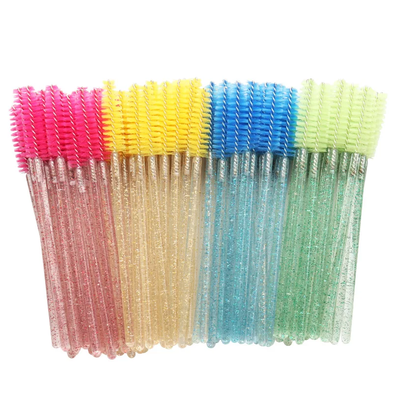 200 PCS Mix Color Crystal Shiny Eyelash Brushes Mascara Wands Eye Lash Eyebrow Applicator Cosmetic Makeup Brush Tool Kits
200 PCS Mix Color Crystal Shiny Eyelash Brushes Mascara Wands Eye Lash Eyebrow Applicator Cosmetic Makeup Brush Tool Kits
