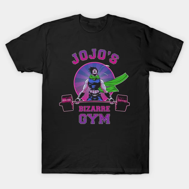 2021 Men/Women's Summer Black Street Fashion Hip Hop Bizarre Gym Jojos Bizarre Adventure T-shirt Cotton Tees Short Sleeve Tops
2021 Men/Women's Summer Black Street Fashion Hip Hop Bizarre Gym Jojos Bizarre Adventure T-shirt Cotton Tees Short Sleeve Tops