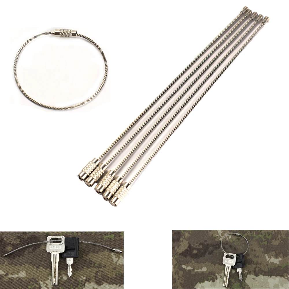 5-20 шт трос брелок для ключей Автомобильный провод из нержавеющей стали брелок для ключей авто брелок для наружного туризма скалолазания ка...
5-20 шт трос брелок для ключей Автомобильный провод из нержавеющей стали брелок для ключей авто брелок для наружного туризма скалолазания ка...