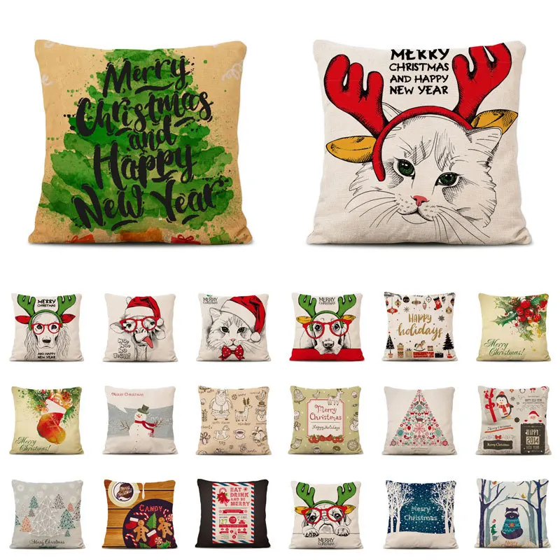 Pillowcases Christmas design sofa bed home decor pillow case cushion cover housse coussin cushion decorative throw pillow cover
Pillowcases Christmas design sofa bed home decor pillow case cushion cover housse coussin cushion decorative throw pillow cover