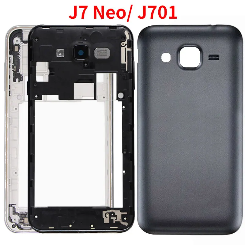 Для Samsung Galaxy J7 Neo J701 J701F J701M мобильный телефон корпуса КОРПУСА средней рамки с