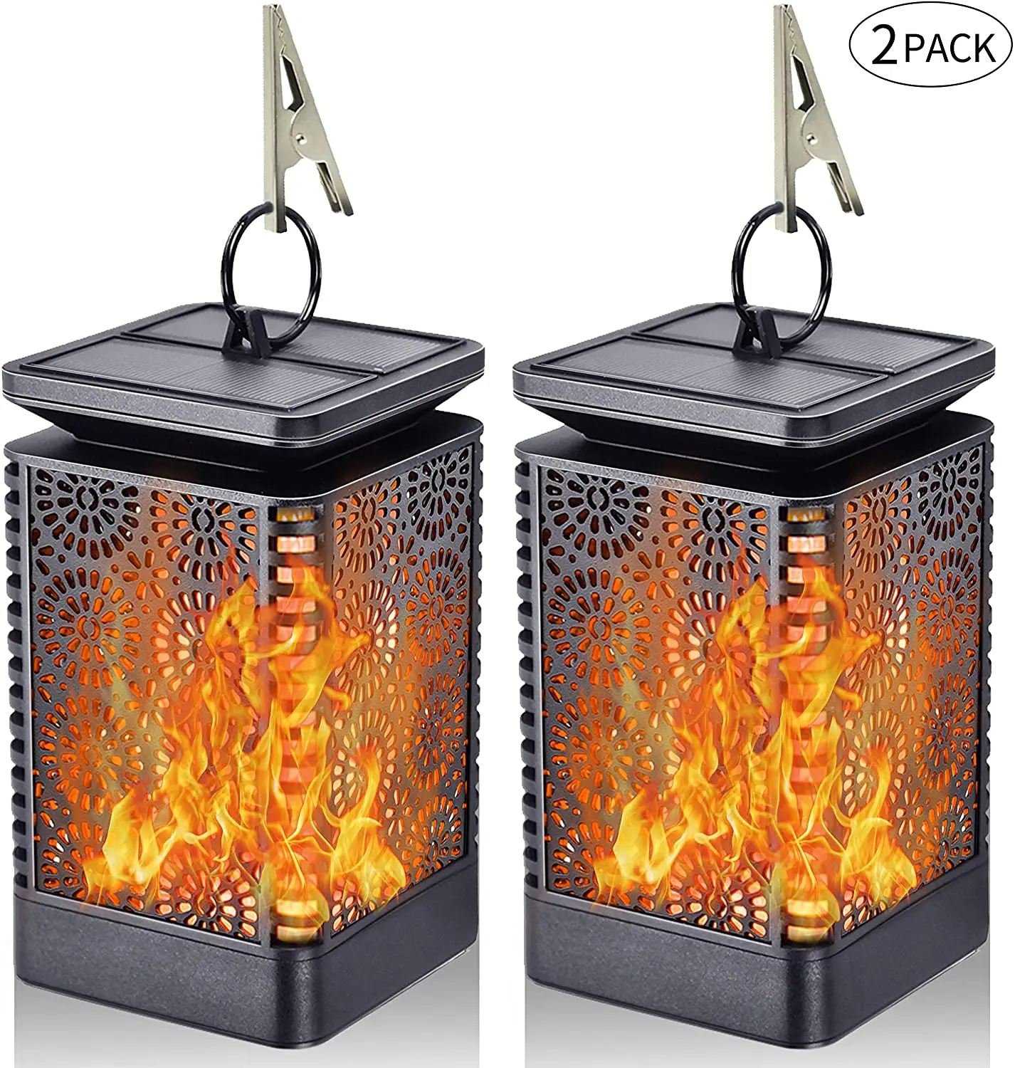 2 Pcs Solar Flame Lights Outdoor Waterproof Solar Powered LED Lantern Simulation Flame Lights
2 Pcs Solar Flame Lights Outdoor Waterproof Solar Powered LED Lantern Simulation Flame Lights