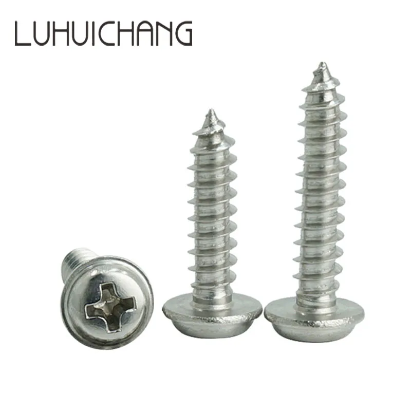 20Pcs Cross Round Head 304 stainless steel self-tapping with Padded Screws With Collar Pad Washer Silver Fastener Screw
20Pcs Cross Round Head 304 stainless steel self-tapping with Padded Screws With Collar Pad Washer Silver Fastener Screw