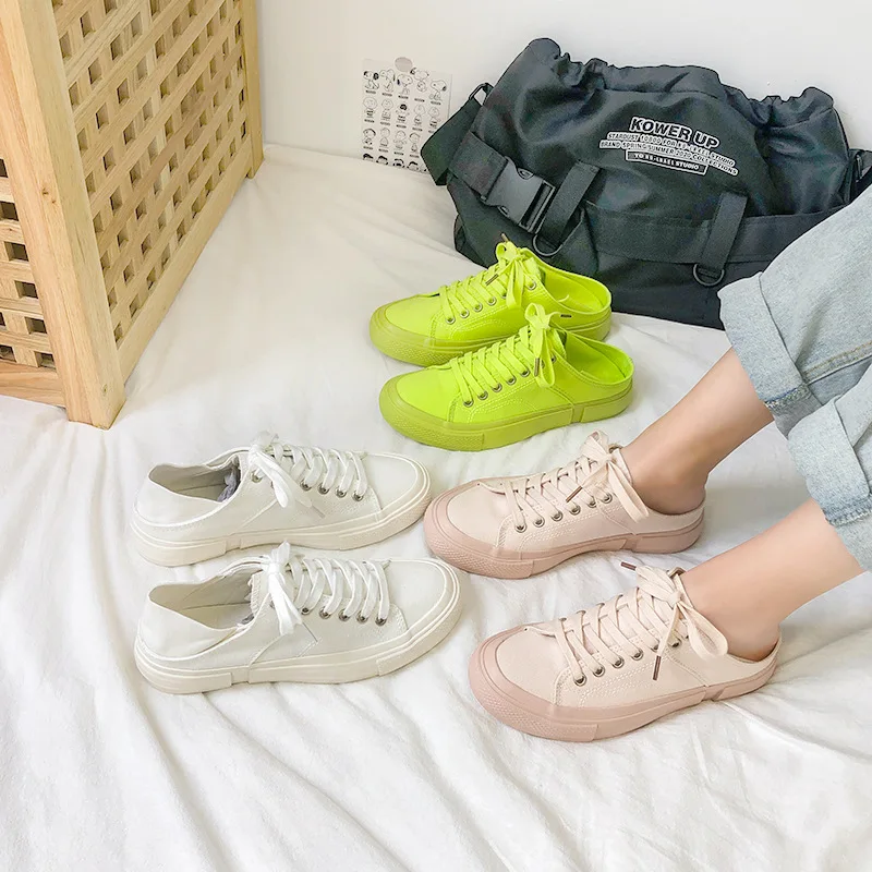 2021 New Korean Canvas Shoes for Women Sneakers Fashion Low (1cm-3cm) Lace-up Zapatos De Mujer Designer Platform Shoes Woman
2021 New Korean Canvas Shoes for Women Sneakers Fashion Low (1cm-3cm) Lace-up Zapatos De Mujer Designer Platform Shoes Woman