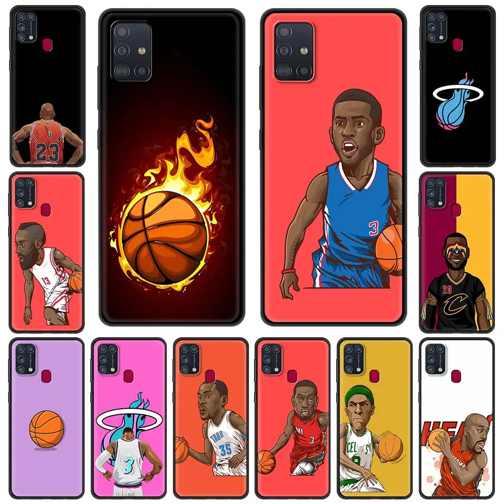 For Samsung M31 Case 6.4" Soft Silicon Cover for Galaxy M30 M51 M31s M11 A51 Phone Back Shell Basketball Celebrity Sports Star
For Samsung M31 Case 6.4" Soft Silicon Cover for Galaxy M30 M51 M31s M11 A51 Phone Back Shell Basketball Celebrity Sports Star