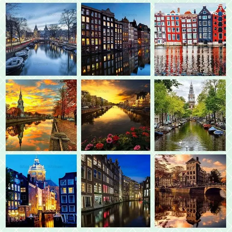 DIY Diamond Embroidery European Landscape River Thames Amsterdam Cross Stitch Kits Mosaic Scenic Handicrafts 5D Diamond Painting
DIY Diamond Embroidery European Landscape River Thames Amsterdam Cross Stitch Kits Mosaic Scenic Handicrafts 5D Diamond Painting